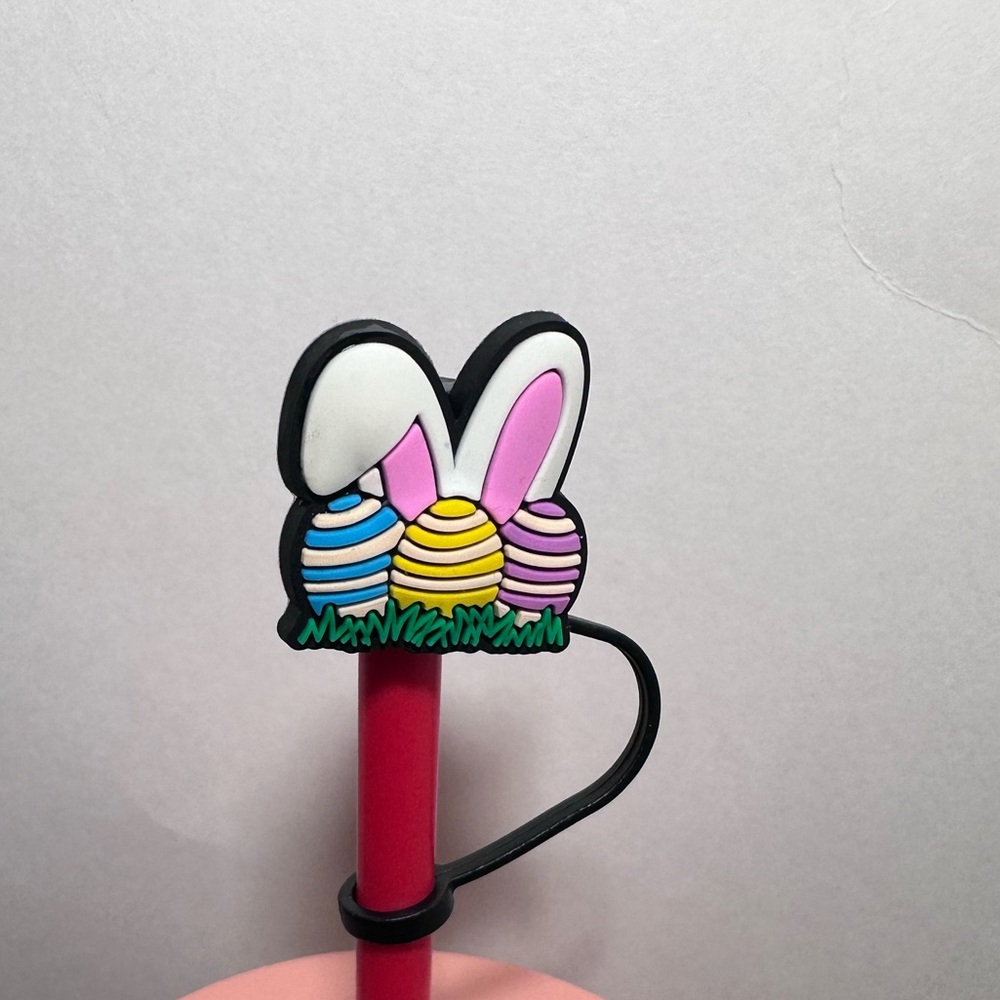 Starbucks Easter Egg Bunny/Rabbit Straw cover/topper